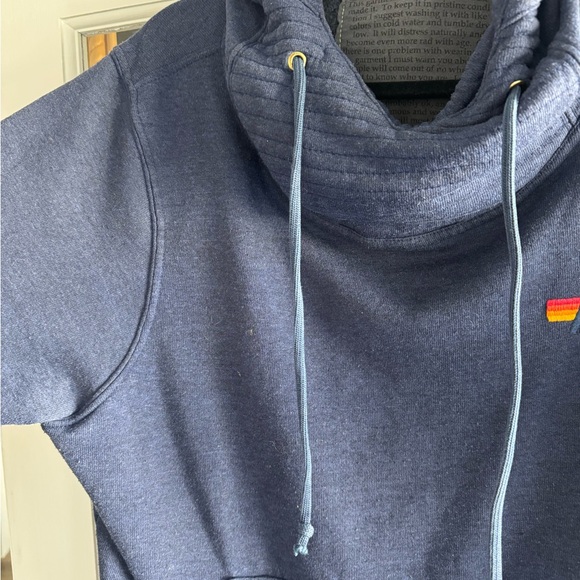 Aviator Nation Ninja Dark Blue Hoodie Sz L - Picture 4 of 5